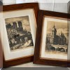 A02. Two Paris engravings by Charles Meryon. 